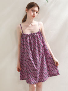 XEXZ | Soft & Skin-Friendly Printed Cotton Nightgown