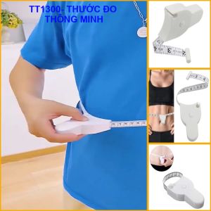 Thước dây đo cơ thể vòng eo vòng ngực. Thước dây tự rút thông minh