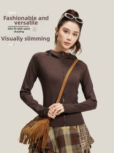 YANSE | Slim Fit Hooded Lightweight Breathable Windproof Yoga Wear