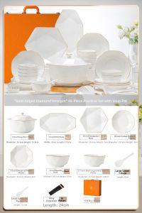 TAOYI | Aesthetic Household 2026 New Edition Ceramic Bone China Dinnerware Set