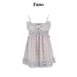 Fano | Áo Blouse Dây Hoa Nhẹ Nhàng và Nữ Tính