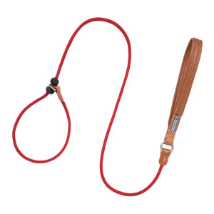 HIDREAM P-Shaped Dog Leash Integrated Dog Collar and Leash Comfortable Handle Durable Sturdy Strong Pet Accessories for Dog