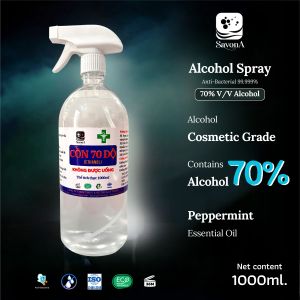 1L CỒN Y TẾ 70 ĐỘ 1000ML - CỒN XỊT LÀM XÀ PHÒNG HANDMADE SAVONA 1L - ETHANOL 70 FOR SOAP MAKING