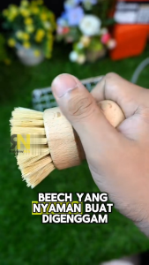 CLS Brush Sikat Pembersih BBQ Material Serat SISAL Kitchen Sikat Dapur Cuci Piring Serbaguna Camping Outdoor