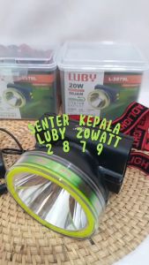 Senter Kepala Luby 2879: Headlamp Nyala Putih Kuning 20Watt IBZ