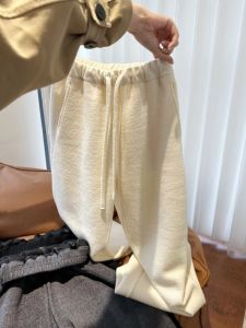 High Waist Drapey Trousers Loose Fit Waist