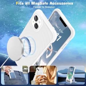 Ripple Liquid Silicone Magnetic Case for Magsafe IPhone 17 Air 16 15 14 13 Pro Max Plus 17Air 17Pro Mag Safe Wave Phone Cover