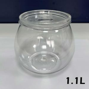 Round Clear Airtight Storage Jar Food-Grade Container with Lid Dustproof Organizer for Rice Flour Grains & Dry Goods