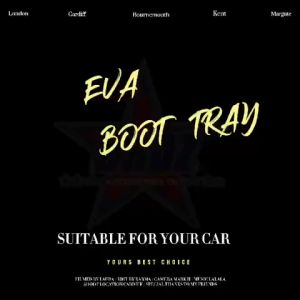 For Mitsubishi ASX 2015 EVA Copolymer Boot Tray Luggage Cargo Trunk Tray Dulang But Kereta 汽车后备箱垫 Waterproof Durable Non-Slip Custom-Fit Easy To Clean Easy Install Temperature Resistant