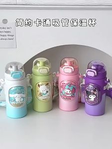 Angel Baby Cartoon My Melody Cinnamoroll Kuromi Pochacco 460ML Kids Water Bottle Warmer Thermos Bottle 卡通保温水瓶