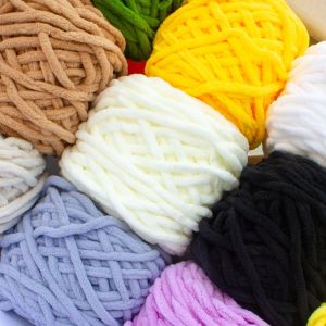 95g Crochet Thick Wool Yarn Ball DIY Scarf Towel Hand Knitting Craft Cotton Woven Thick A