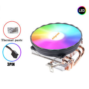 4 Heat Pipes RGB CPU Air Cooler 4PIN PWM Silent Cooling fan For Intel LGA 1366 1150 1151 1155 1200 1700 2011 X79 X99 AM3 AM5 AM4