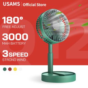 2023NEW Adjustable Mini Fan Kipas Small Cooling Handy Desk Home Office Table Battery USB Rechargeable Portable XM66-28A