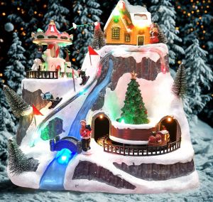 HILLTOP AMUSEMENT PARK CHRISTMAS VILLAGE DISPLAY