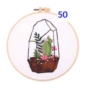 ❤️สอนฟรี 🌺ชุดปักผ้าลายดอกไม้ ผีเสื้อ แถมสะดึงและที่สนเข็ม งานDIYชุดปักผ้ามือใหม่ Embroidery set อุปกรณ์ครบ 🌺คำแนะนำภาษาไทย ส่งจาก กทม