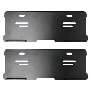 【Alloet】 Rustproof 2Pcs Philippine Car License Plate Frame Durable Plate Holder Anti Corrosion Finish