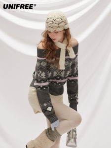 Unifree | One-Shoulder Lazy Design Pullover