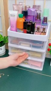 Rak Kosmetik Rak Makeup Rak Meja 3 Susun Makeup Organizer Tabitha Beauty Wadah Kosmetik