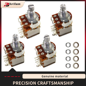 2PCS6MM thick roller shaft short pole15mm pull guitar potentiometer suitable for electric guitar/bass volume/tone potentiometer