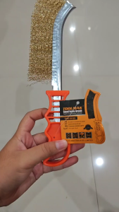 TOOLMAK Sikat Gagang PVC Brus Kawat Steel Knife Brush Handle TMK19185