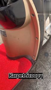 Karpet Motor New Scoopy Alas Pijakan Kaki All Type Honda News Scopy Keser Motor Anti Slip Bahan PVC Mie Bihun