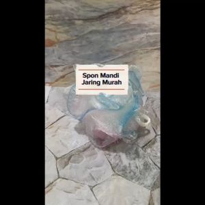 Spon Mandi Jaring Murah / Spons Sikat Badan / Shower Puff