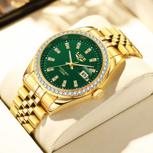 LIGE Luxury Sport Wrist Watch For Man Waterproof Luminous Date Men Watch Quartz Stainless Steel Mens Watches Male Reloj+box