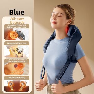 Supor | Supor Neck And Shoulder Massager Device Full Body Multi Functional Kneading Home Use 2218 Graphene Heating Pain Relief Tool