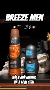 SIÊU ƯU ĐÃI 50% - Lăn khử mùi nam hương nước hoa Roll On Deodorant Breeze Men Fresh Protection 50ml