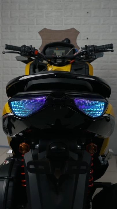 KNO Nmax V2 Tail Light Three Dimension Effect RGB 17 Light Modes Plug And Play