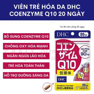 Viên uống chống lão hóa da DHC Coenzyme Q10 nội địa Nhật