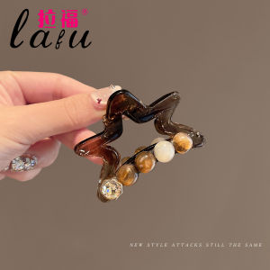 Small Star Fish Tail Clip Womens Hair Accessories Back of Head Clip 2025 New Style Shark Clip Hair Card Headwear