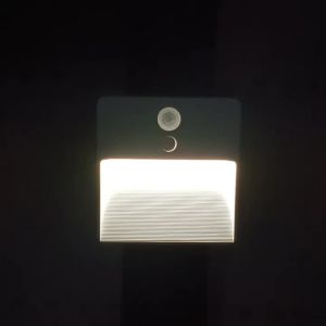 Đèn Ngủ Cảm Biến Chuyển Động RGB Sạc USB Đèn LED Gắn Tường Không Dây Đèn Tủ Từ Tính Cho Phòng Ngủ