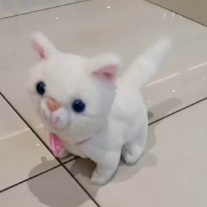 Kucing Mainan Meow Electronic Cats Plush/Bunny Robot Toy