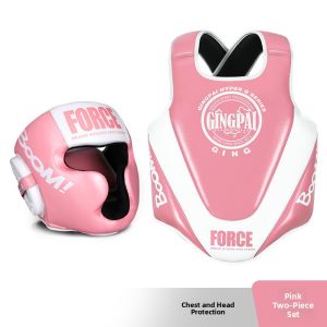 GINGPAI | Full Body Protective Gear Set Head Chest Leg Groin Boxing Gloves
