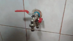 1/2" 2 vòi 1 chiều máy giặt/bể bơi 2 đầu ra 2 công tắc vòi