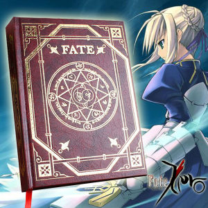 สมุดโน้ต Fate Franchise รุ่น Limited Edition Saber Magic Circle Contract Anime Secondary Elements Heart Language Brand มากกว่า 100 หน้า