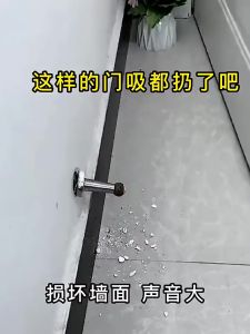 Stainless Steel Invisible Door Stopper Anti-Collision Floor Mounted Holder