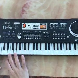 【1-3 days Delivery】Piano Keyboard 61/37 Keys Learning Lighted up Music Keyboard Piano Electronic Piano Kit Toy with Microphone