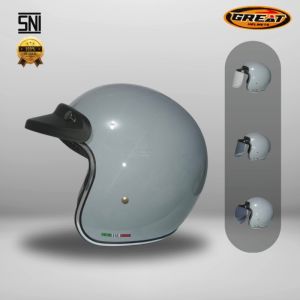 Great Helm Bogo List Chrome Premium Abu Original Pria Wanita SNI L01