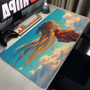 Bandai | Mousepad Large Gaming Mouse Pad XXL Keyboard Gamer Mouse Pad Laptop Desk Mat Anime Girl Asuka E-Evangelions Mouse Mats