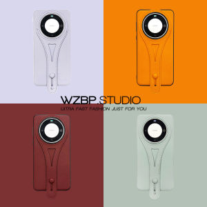 Huawei Mate70Pro+ Phone Case Leather Full Cover Anti-Fall Simple Pure Color Lychee Pattern Wrist Strap Stand for Men And Women