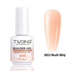 Gel Làm Móng TWOING 15ml Màu Trắng Nude Hồng Gel Nối Móng UV Gel Làm Móng Đa Năng Dùng Được Cho Tiệm Nail Và Làm Tại Nhà