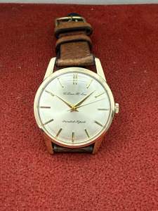 นาฬิกา ซิติเซ่น HI-LINE 25 jewels 14 K GOLD FILLED นาฬิกาผู้ขายวินเทจมือสองของแท้ รับประกัน 6 เดือน