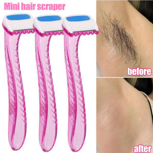 3Pcs Mini Lips Armpit Hair Razor Safety Woman Bikini Shaver Reusable Private Body Trimmer Beauty Hair Remover