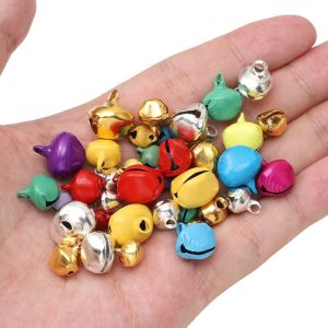 6/8/10/12/14mm Iron Bell For Handmade Bracelet Necklace Earring Keychain DIY Craft Jewelry Making Accessories