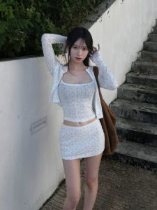 CHANGTONG | Pretty Styling Outfit for Short Women Three-Piece Set Spring