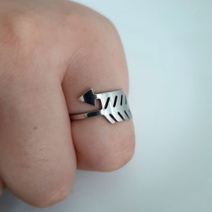 Cincin Titanium Love Panah Asmara Kasual Anti karat Perhiasan fashion Import