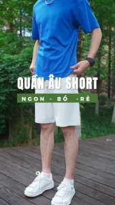 Quần âu short nam nữ ống rộng cạp chun SUN mặc thoải mái dễ phối đồ phong cách hàn quốc