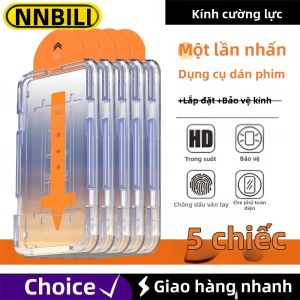 NNBILI 5 Miếng Dán Bảo Vệ Màn Hình Kính Cường Lực Cho Samsung Galaxy S26/S24/S25/S23/S22/S21 Ultra A35/A34/A54/A16/A36/A55/A15 5G Chống Gián Điệp Chống Vân Tay Chống Trầy Xước